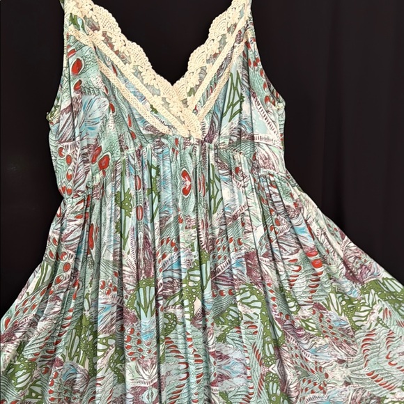 Lani Flowy Floral Dress with Lace Trim, medium - Picture 5 of 10